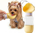 Portable Dog Water Bottle, Travel Bowls, Doggy Food Container | Puppy Drinking Bottle Dispenser | Small Dogs Needs | Gift for Dog Lover | Pet Travel Essentials Boy Dog Accessories by Unknown