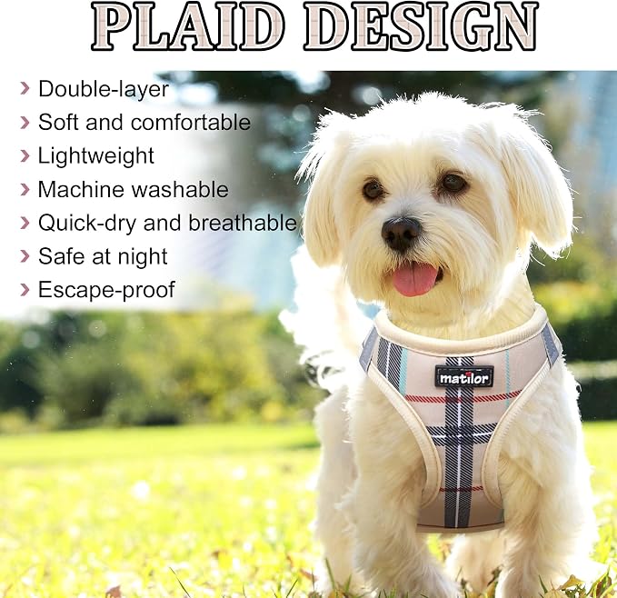 Dog Harness Step-in Breathable Puppy Cat Dog Vest Harnesses for Small Medium Dogs - Image 4
