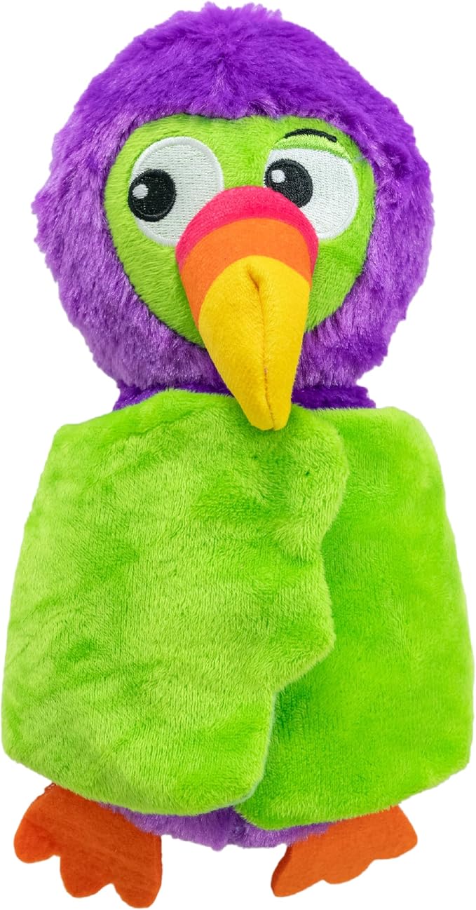 Outward Hound by Nina Ottosson Hide-Ablez Plush Dog Puzzle with Treat Ball, Toucan, Multicolored by OutwardHound