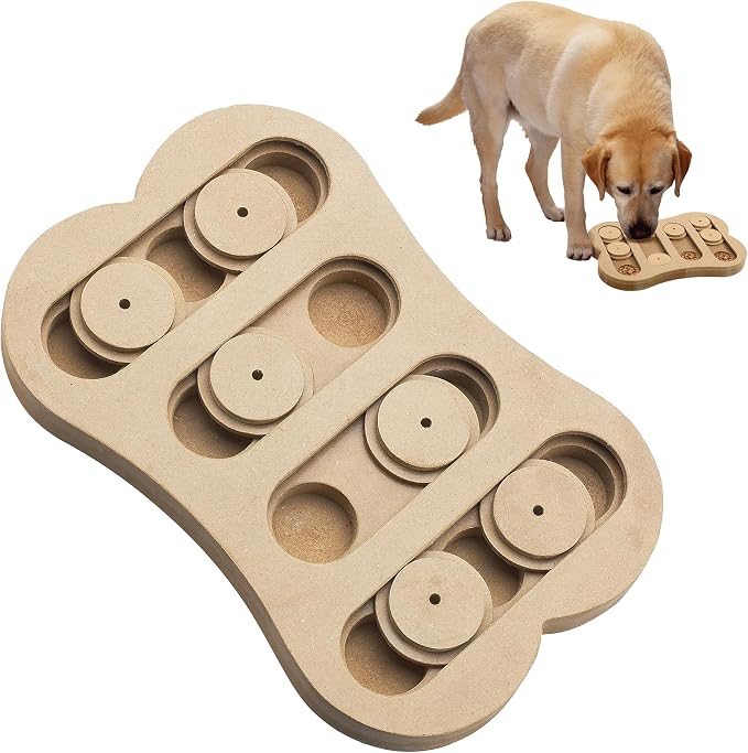 SPOT Interactive Seek-A-Treat Shuffle Bone Dog Toy Puzzle | Dog Treat Reward Toy Improves Your Dog's IQ | Specially Designed for Training Treats - Image 10