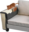 Upgraded Cat Scratch Sisal Sofa Protector,Furniture Couch Protector from Cat Scratching with Natural Sisal Full Cover 27.5''L*19.7''W(Right Hand) by Oroonoko