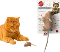 SPOT House Mouse Helen Cat Toy with Catnip – Lifelike Plush Mouse, Crinkle Sound, 4in Small Size for Kittens and Cats, Batting, Chasing, Playing – Assorted Colors by SPOT