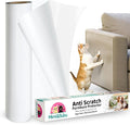 Mimi&Bubu [New Glue Extra-Thick BPA-free] Anti Scratch Furniture Protector(160" x 13"), Single-Sided Sticky Couch Protector for Cats and Dogs, Couch Corner Guard from Claws, Cat Scratch Deterrent Tape by MimiBubu