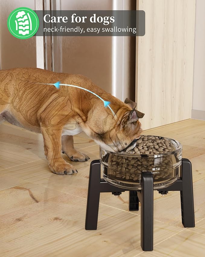 Dog Bowl Stand with Adjustable Width [Stand Only] | Elevated Pet Water & Food Bowl for Medium Dogs, Stable and Anti-Slip Raised Bowl - Image 8