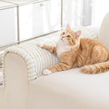 MYSKY HOME Chair Covers, Non-Slip Couch Cover, Cream, 27.6" x 27.6" | Recliner Chair Covers, Soft & Thick Chair Arm Covers Protectors, for Living Room, Pet Friendly, Couch Cushion Covers by MYSKYHOME