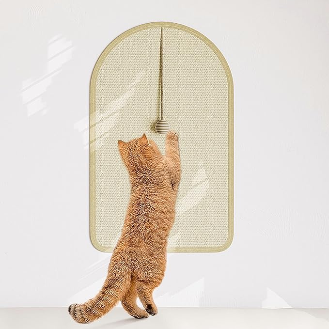 PETKABOO Cat Wall Shelves Cat Wall Furniture with Condo, Hammock, Scratching Pad, Platform and Ladder - Image 7