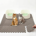 Mewtopia No-Gap Puzzle Cat Litter Box Mat – Seamless, Limitless Expandable, Extra Large(41.3"x21.6") Litter Trapping mat, Urine & Waterproof, Detachable, Easy to Rinse, Vacuum. by Unknown