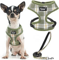 PUPTECK Small Dog Harness and Leash Set No Pull for XS XXS Sized Dogs Puppy | Escape Proof No Choke Pet Cat Adjustable Soft Padded Walking Vest by PUPTECK