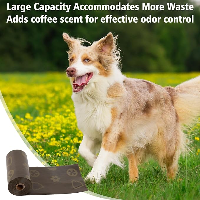 Dog Poop Bags with Dispenser 18 Rolls 270 Count Pet Waste Bags Strong Thick | Coffee Scented Waste Bags, Leak Proof , Portable - Image 5