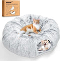 VIVOYAN Multifunctional Cat Tunnel Toy - XL Interactive Cat Play Tunnel with Climbing Holes and Thick Resting Mat, Ideal for Mult Homes and Extended Playtime by VIVOYAN