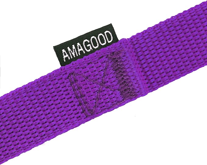 AmaGood Dog/Puppy Obedience Recall Training Long Dog Leash- 20 feet 30 feet 50 feet 15 feet Long Leash for Dogs Training,Recall,Play,Safety,Camping (Purple, 15 Foot (Pack of 1)) - Image 5