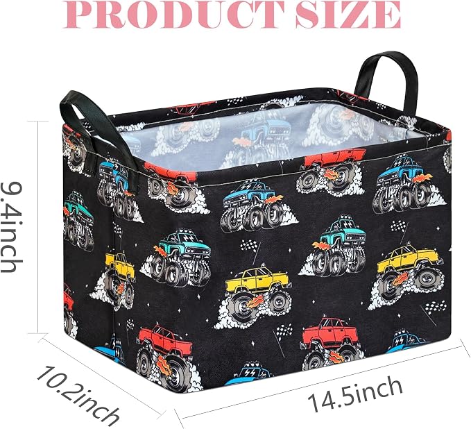 Storage Basket Home Shelf Basket Clothes Laundry Hamper | Rectangle Organizer Box Nursery Bin Gift Laundry Basket with Handles for Home - Image 2