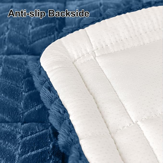 Smiry Couch Cover for Dogs, Non Slip Fuzzy Pet Sofa Covers Washable | Sofa Slipcovers for 3 Cushion Couch, Soft Thick Furniture Protector for Cats Dogs, Against Fur, Dirt, Scratch (35.4"x82.7") - Image 6