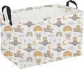 Sanjiaofeng Rectangular Kids Basket Bear Storage Bins,Cute Storage Basket with Handles.Clothers,Books,Kid's Gifts Bins. (Airplane Bear) by Sanjiaofen