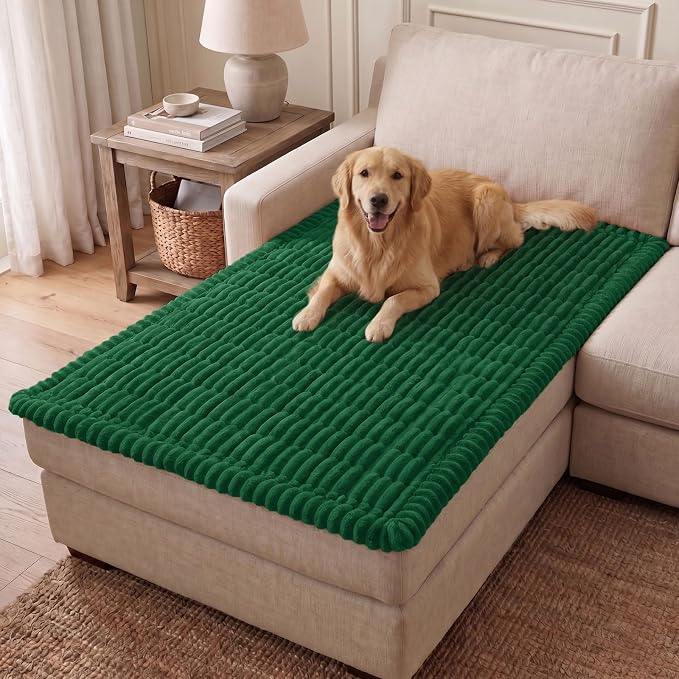 hyha Couch Cover for Dogs, Washable Non Slip Plush Flannel Sofa Protector | Thick Flannel, Anti-Slip Backing, Pet Hair & Scratch Protection, Fits Sofa & Loveseat (43" x 82.7") by hyha