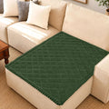 Smiry Non Slip Couch Cover for Dogs, Fuzzy Plush Pet Sofa Protector | Washable Furniture Cover for Large Dogs & Cats, Scratch & Dirt Resistant, For Sectional Sofa, Green, 43"x63" by Smiry