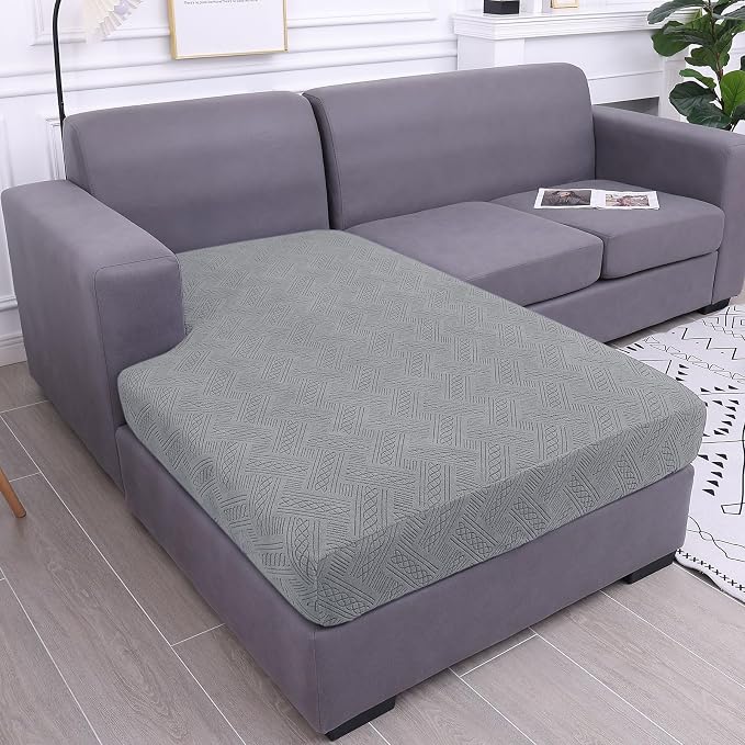 hyha Individual Couch Cushion Covers, Sofa Seat Cushion Covers Washable | Stretch Dog Couch Cover, Elastic Bottom, Anti-Slip Protector, Ideal For Pets & Kids, Durable Sofa Slipcover, Chaise - Image 7