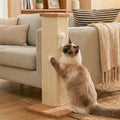 PETKARAY Couch Corner Cat Scratcher, 28.5" Sisal Scratching Post for Cats | Corner Wall Scratch Pad for Furniture Protection, Large Vertical Cat Scratching Post with Plush Base by PETKARAY