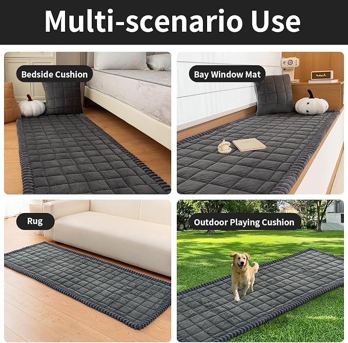 Couch Covers for Dogs, Pet Couch Covers for Loveseat, Couchs Protector for Dogs, Sofa Cover for Pets Washable, Dog Cover for Couch, Velvet Couchs Protector for Pets(1PC,Dark Grey,27.6"×59") - Image 4