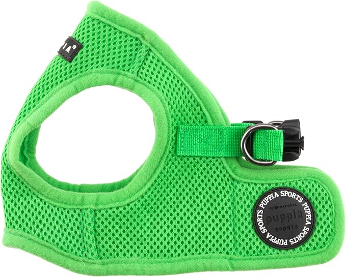 PUPPIA International Harness Soft B Vest, X-Small, Green by PUPPIA