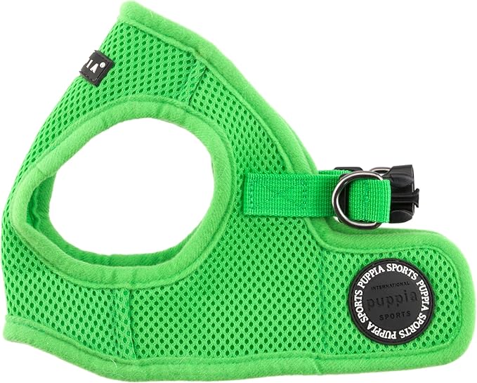 PUPPIA International Harness Soft B Vest, Small, Green by PUPPIA