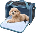 EliteField Deluxe Soft Pet Carrier for Cats and Dogs (3-Year Warranty) | Airline Approved, Waterproof Fabric, Scratch-Resistant Mesh, Expandable Mat, Built-In Leash, Suitcase Sleeve, Seat Belt Loops by EliteField