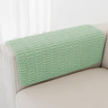 Foxdecor Couch Arm Cover Sofa Armrest Cover Armchair Covers, Anti-Slip Couch Arm Protectors Sofa Arm Covers Pack of 2pcs, (Sage Green 30x30 Inch) by Unknown