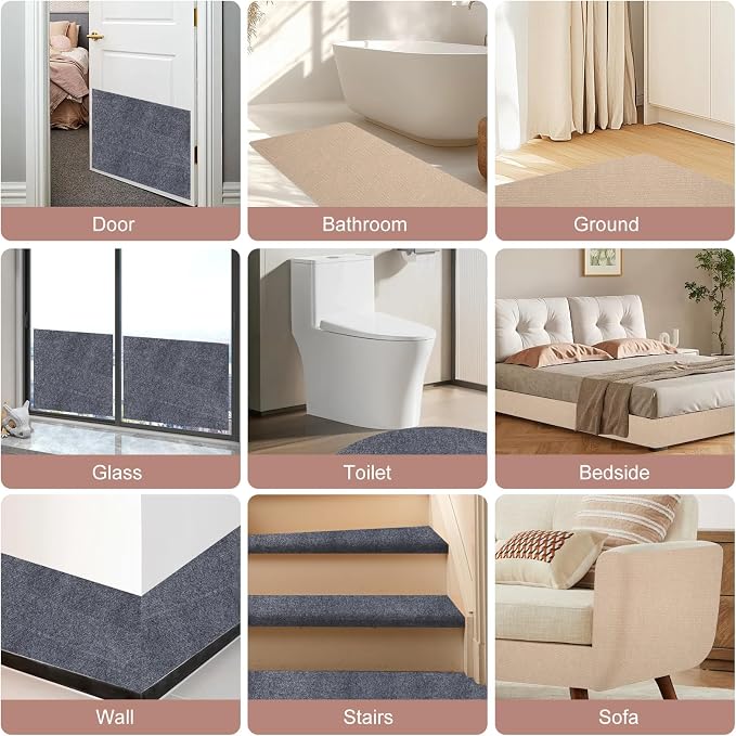 Cat Scratch Couch Furniture Protector-118''x15.8'' cat Scratch Mat for Couch Furniture and Wall Protector,Trimmable Self-Adhesive DIY Climbing Cats Scratcher Couch Protector（Dark Gray） - Image 8