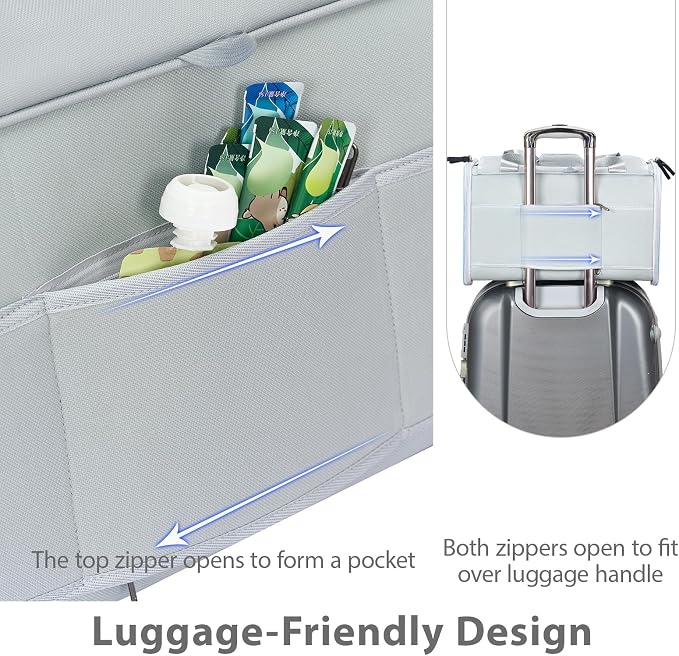 Cat Carrier for Pets up to 15 lbs, Soft-Sided Collapsible Pet Carrier | Upgraded Sturdy Base, Privacy Curtain and 2 Storage Bags Provide Comfort, Privacy and Convenience for Cats and Small Dogs - Image 7
