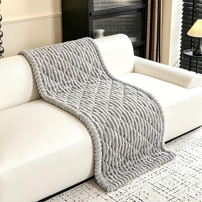 100% Waterproof Fuzzy Couch Cover for Dogs, Washable Non-Slip Pet Couch Covers for Sofa, Soft Thick Furniture Protector Sofa Slipcover Mat for Dogs (Light Gray, 27.5"x70.9") - Image 9