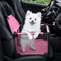 GENORTH Dog Car Seats for Small and Medium Dogs,Portable Puppy/Pet Car Booster Seat with Clip-On Leash and Mesh Window for Pet Up to 20 lbs by GENORTH