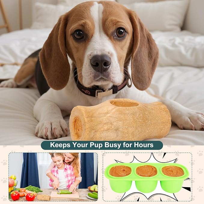 Tough Dog Toys for Aggressive Chewers,Indestructible Dog Toy for | 30-75lbs Large/Medium Breed,Durable Frozen Dog Treat Holder to Keep Them Busy & Reduces Anxiety - Image 3