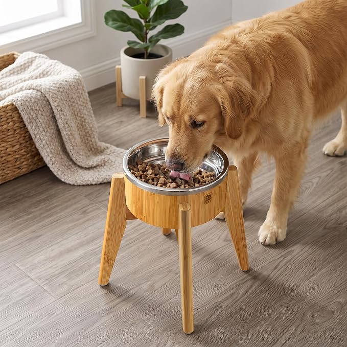 Dog Bowl, Stainless Steel for Large Breeds, 9.5 x 3.9 Inch, 74-oz Capacity | Stainless SUS 304, Thick, Broad Rim for Handling - Fits ZPirates Raised Bamboo Dog Feeder - Image 7