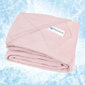 PetAmi Premium Cooling Dog Blanket | Lightweight Fluffy Pet Throw Blanket Bed Cover for Dogs, Cat, Puppies | Pet Blanket Furniture Protector Couch Sofa | Reversible Fuzzy Cozy | 29x40, Pink by PetAmi