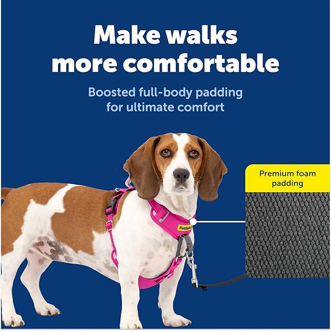 PetSafe Easy Walk Comfort No Pull Dog Harness, Pink, Small | Stops Pulling on First Use with Front Martingale Loop, Full-Body Padding, 5-Point Adjustable Fit - Image 3