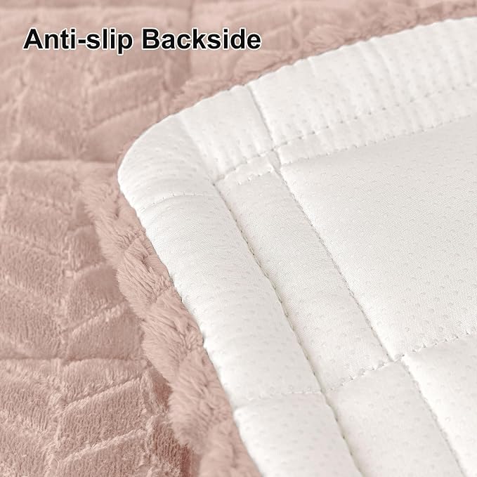 Smiry Couch Cover for Dogs, Non Slip Fuzzy Pet Sofa Covers Washable | Sofa Slipcovers for 3 Cushion Couch, Soft Thick Furniture Protector for Cats Dogs, Against Fur, Dirt, Scratch (35.4"x88") - Image 6