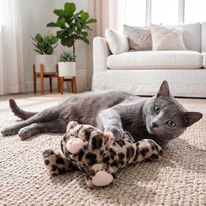 Catstages Calming Kitty Pal Interactive Companion Plush Cat Toy, 11" | Purring, Heartbeat-Like Sound, Warming Pouch, Soft Cuddly Plush, Sense of Security, Soothing Comfort for Cats & Kittens - Image 7