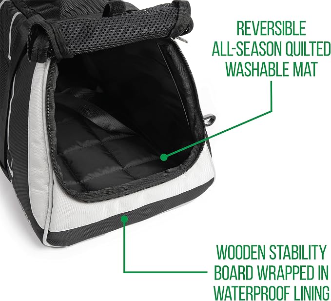 Sherpa Forma Frame Crash-Tested Travel Pet Carrier, Airline Approved & Guaranteed On Board - Black, Medium - Image 4