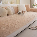 Couch Covers for Sofa, Flower Couch Cover for Dogs, Bohemia Sofa Covers Washable, Anti Slip Furniture Protector Covers for L Shaped(1pc, Khaki, 35.4"x 70.9") by MDSASFD
