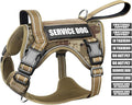 Tactical Dog Harness, No Pull Dog Harness for Medium Large Dogs with Handle & Molle, Military Service Dog Vest Harness in Training Pet Harness for Small Dogs by WINSEE