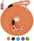 Long Dog Leash - 10FT/16FT/30FT/50FT/100FT, Reflective, Heavy Duty for Large, Medium, Small Dogs - Walking, Playing, Camping, Yard by Lanwandeng