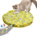 Cat Toys for Indoor Cats, Interactive Cat Toy for Adult Cats | Hide and Seek Play Mat for Bored Kittens, Automatic Rolling Ball with Real Bird Chirping, Motion Activated Rechargeable by MoofeePaws