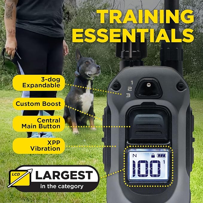 Dogtra 280X E-Collar with Remote [New Edition] 10 lbs+, 1/2 Mile Range, LED Light, 100 Levels of Precise Control for Stubborn Dogs, Waterproof, Boost for Quick Recall, Vibration, Safety Lock & Tone - Image 5