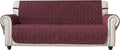 Ameritex Couch Sofa Slipcover 100% Waterproof Nonslip Quilted Furniture Protector Slipcover for Dogs, Children, Pets Sofa Slipcover Machine Washable (Burgundy, 78") by Ameritex