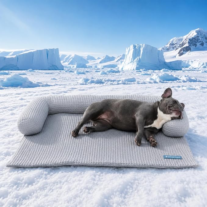 Spark Paws Cooling Couch Cover Dog Bed, Furniture Protector Mat | Non-Toxic Washable Pet Cooling Pad for Large, Medium and Small Dogs by SparkPaws
