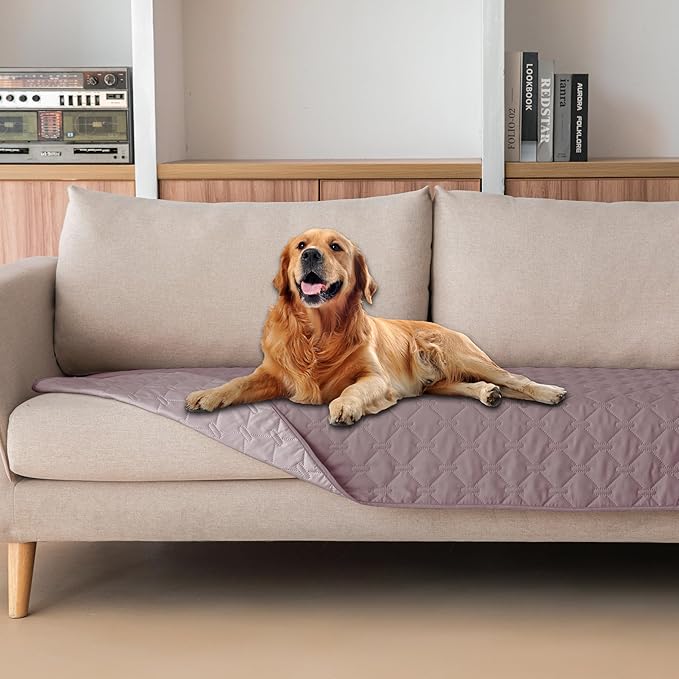 gogobunny Waterproof Blanket, Couch Covers for Dogs, Reversible Protector | 3X Stronger Leakproof, Scratch Proof Durable Furniture Protection, Stain Resistant, Washable, 30x70 Inch Dark/Light Sea Fog by gogobunny