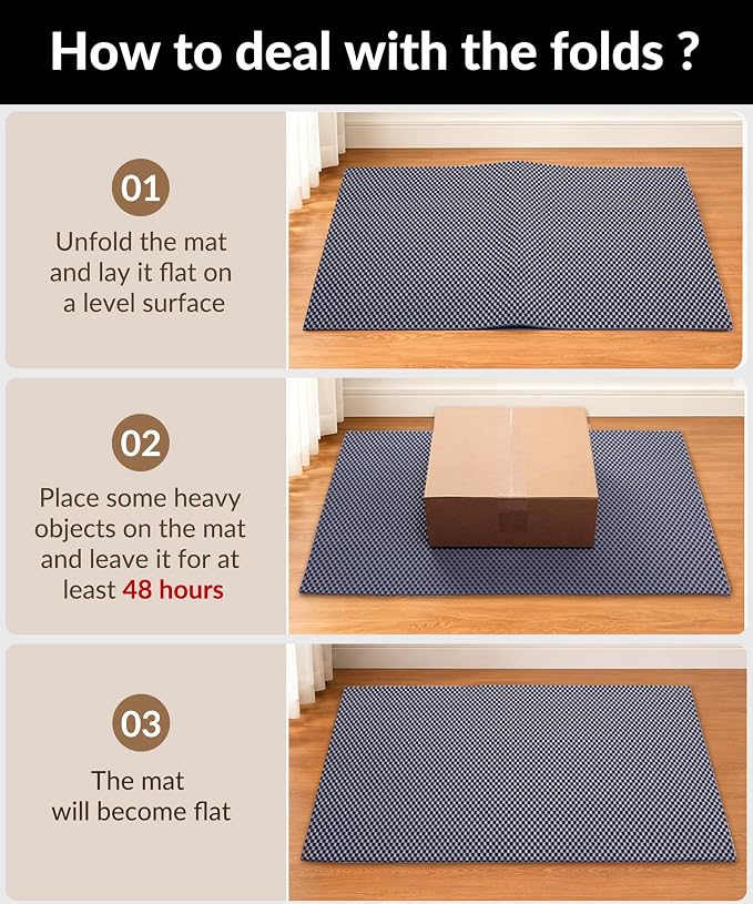 Cooyes Cat Litter Mat - Cut to Fit Any Place, 35"x23" Large Litter Trapping Mat for Litter Box, Easy to Clean, Waterproof & Non-Slip Kitty Pad, Scatter Control to Protect the Floor (Grey) - Image 9