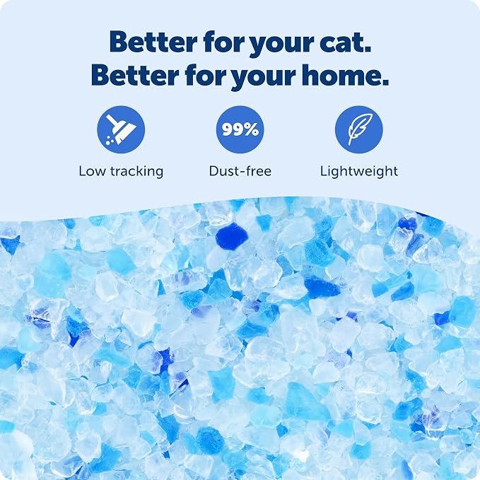 PetSafe ScoopFree Premium Crystal Litter, Fresh Scent, 4.3 Lb Bag, 2 Pack | Ultra-Absorbent Crystal Cat Litter, 5x Faster Odor Control, 99% Dust-Free, Low Tracking, Refills Any Cat Box or Tray - Image 5
