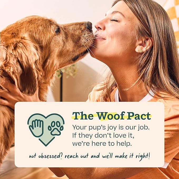 WOOF Starter Pack Dog Treat Toy for Small Dogs 10-25 lbs | Long-lasting enrichment kit, Pupsicle toy included, reusable treat mold, chicken Pops, DIY frozen treats - Image 9
