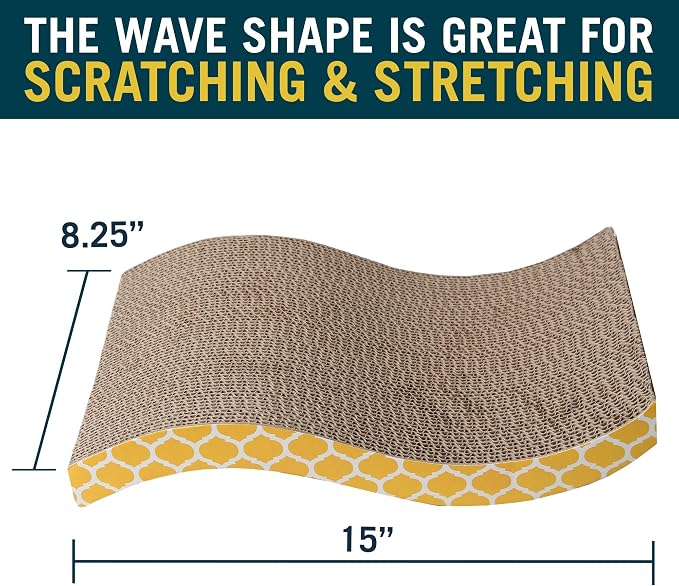 Our Pets Wave & Far-N-Wide Cat Scratcher Multipack - 2 Pack - Image 3